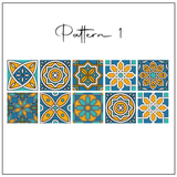 3D Geometric Tile Decals (10pcs)