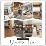3D Geometric Tile Decals (10pcs)