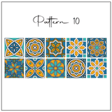 3D Geometric Tile Decals (10pcs)