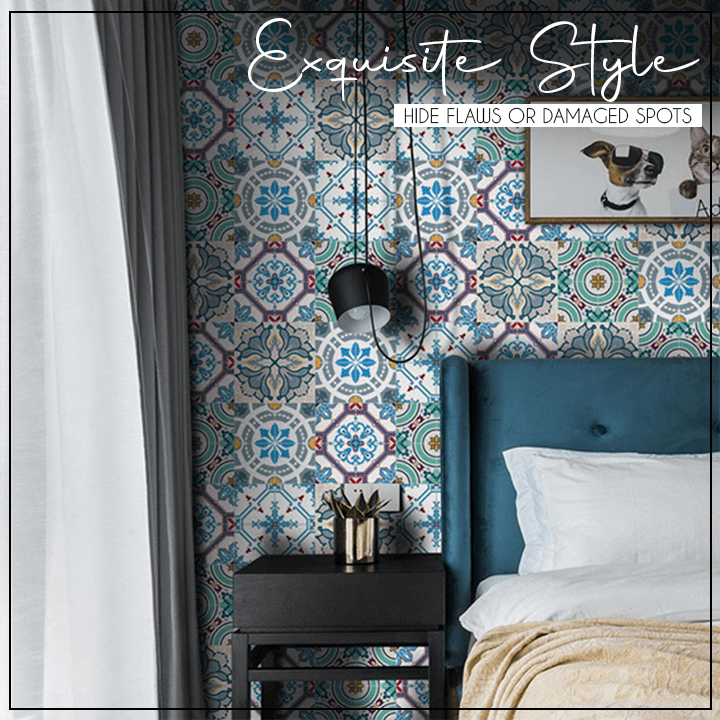 3D Geometric Tile Decals (10pcs)